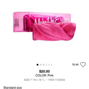 Make up eraser cloth